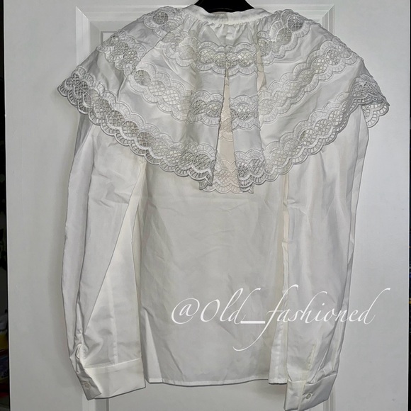 SANDRO Organic Cotton Blouse - Picture 8 of 12